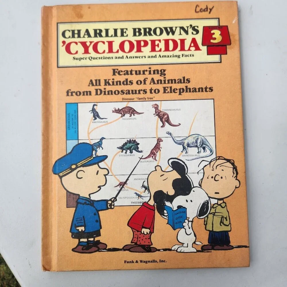 Charlie Brown's Cyclopeida Snoopy Encyclopedia Stars Planets Animals Dinosaurs V